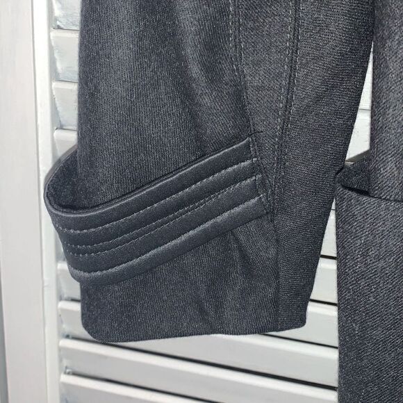 Vintage Jurgen Weiss Gray New Wool Cashmere Button Down Blazer Jacket Size 8 - Picture 4 of 16